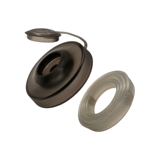 Podkładki grzybkowe dymny szary