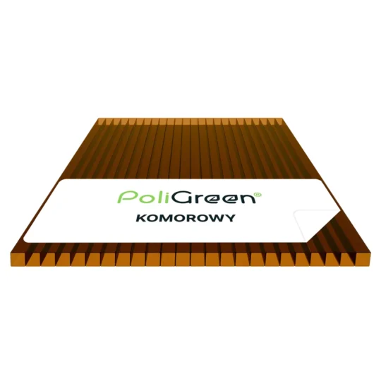 Poliwęglan komorowy brązowy – płyta