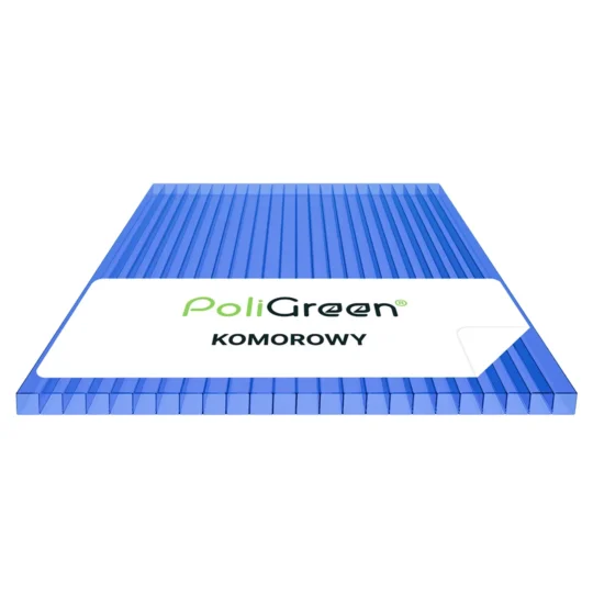 Poliwęglan komorowy niebieski – płyta