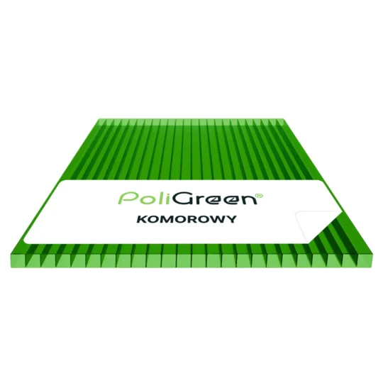 Poliwęglan komorowy zielony – płyta