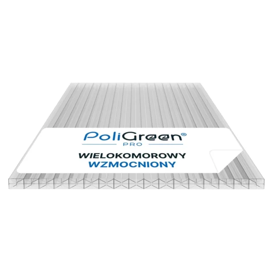 Poliwęglan wielokomorowy PoliGreen Pro 1500x1050 bezbarwny 16 mm 5X