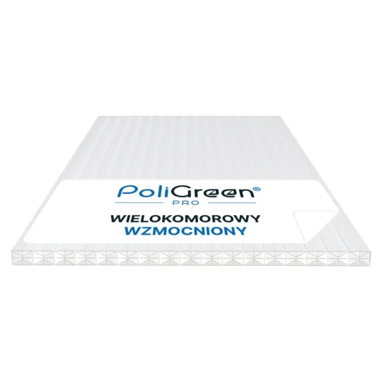 Poliwęglan wielokomorowy PoliGreen Pro 3500x1050 mleczny 16 mm 5X