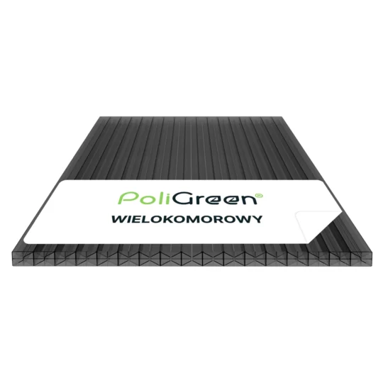 Poliwęglan wielokomorowy 1500x1050 dymny (szary) 20 mm 5X