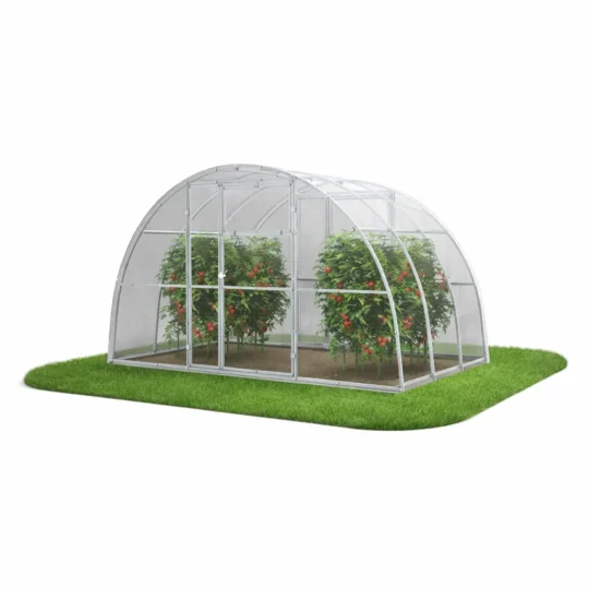 Szklarnia z poliwęglanu 3,5x2 m – mała szklarnia ogrodowa do uprawy pomidorów i warzyw