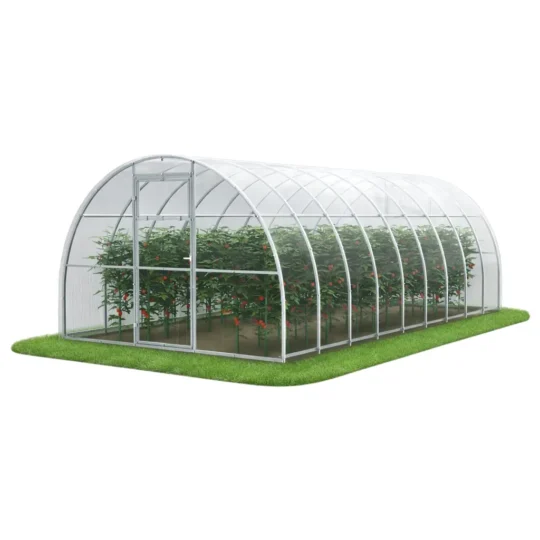 Szklarnia ogrodowa z poliwęglanu 3×6 m do uprawy pomidorów i warzyw