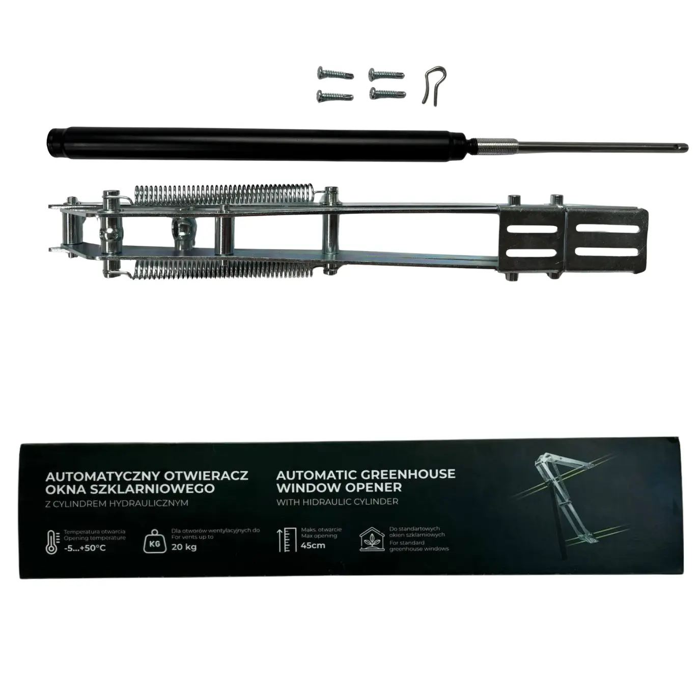 Automatyczny otwieracz okna szklarniowego
