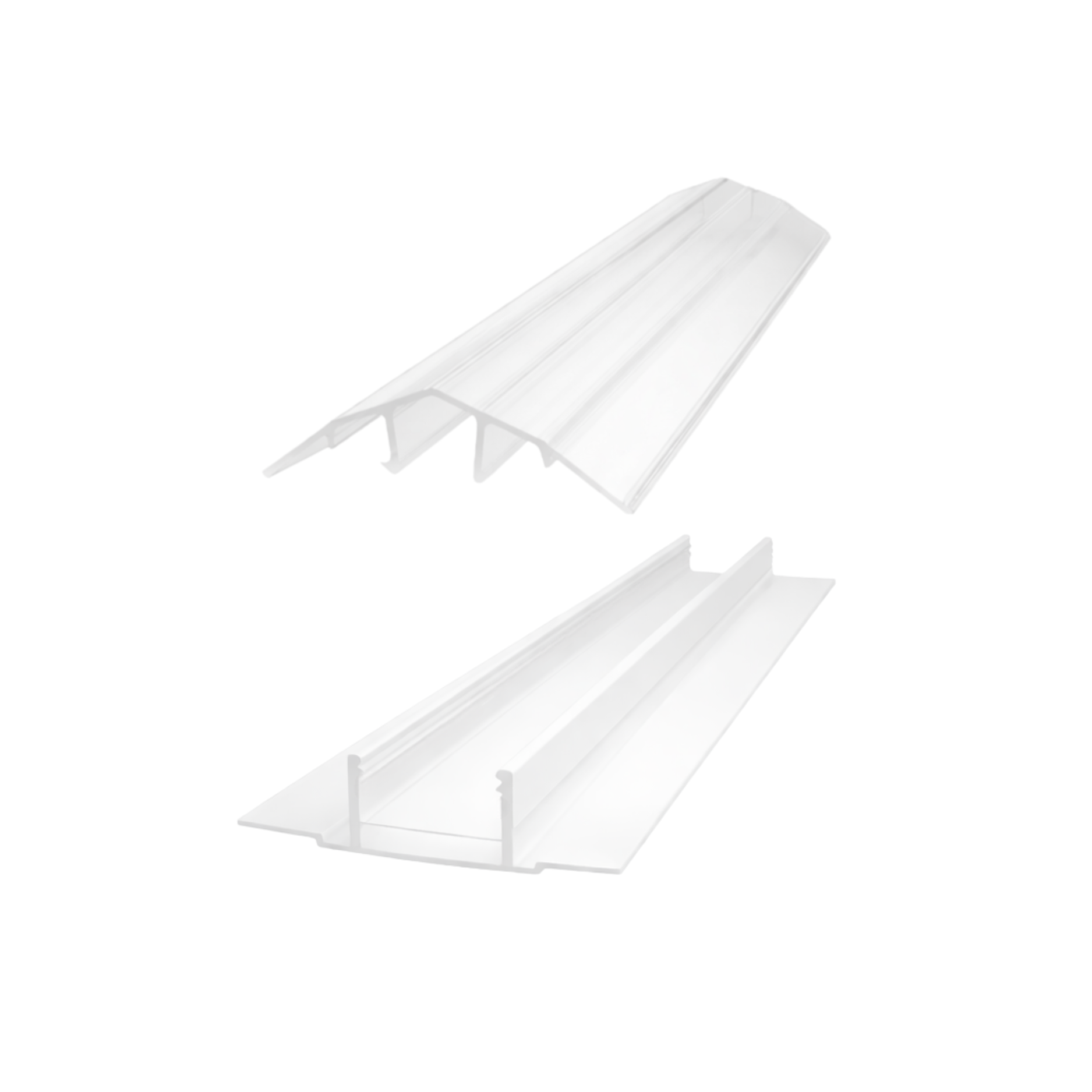 HCP-profil łączący (góra+dół) 6000 mm mleczny 6-10mm