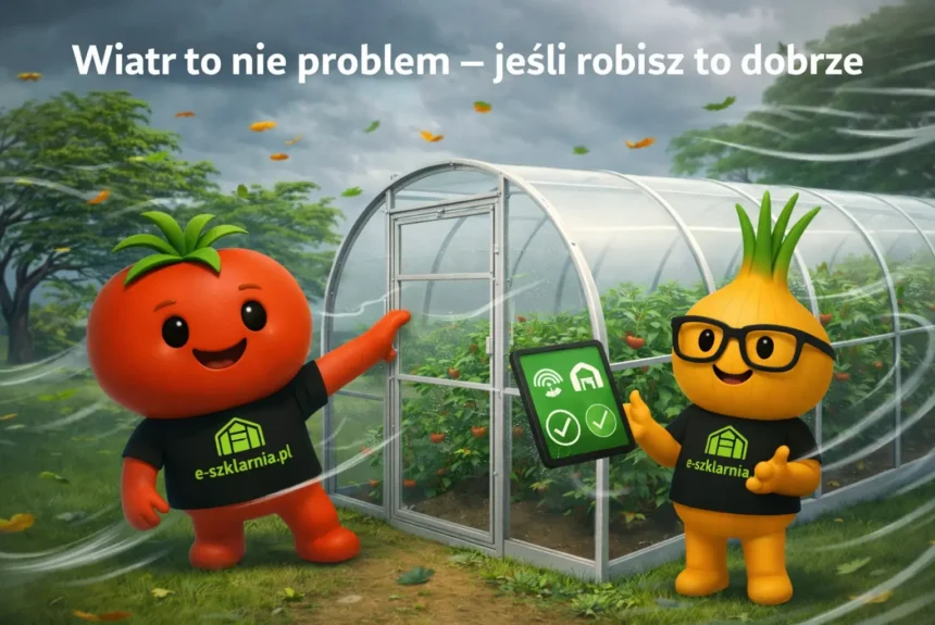 Czy szklarnia wytrzyma silny wiatr? Jak zabezpieczyć ją przed wichurą