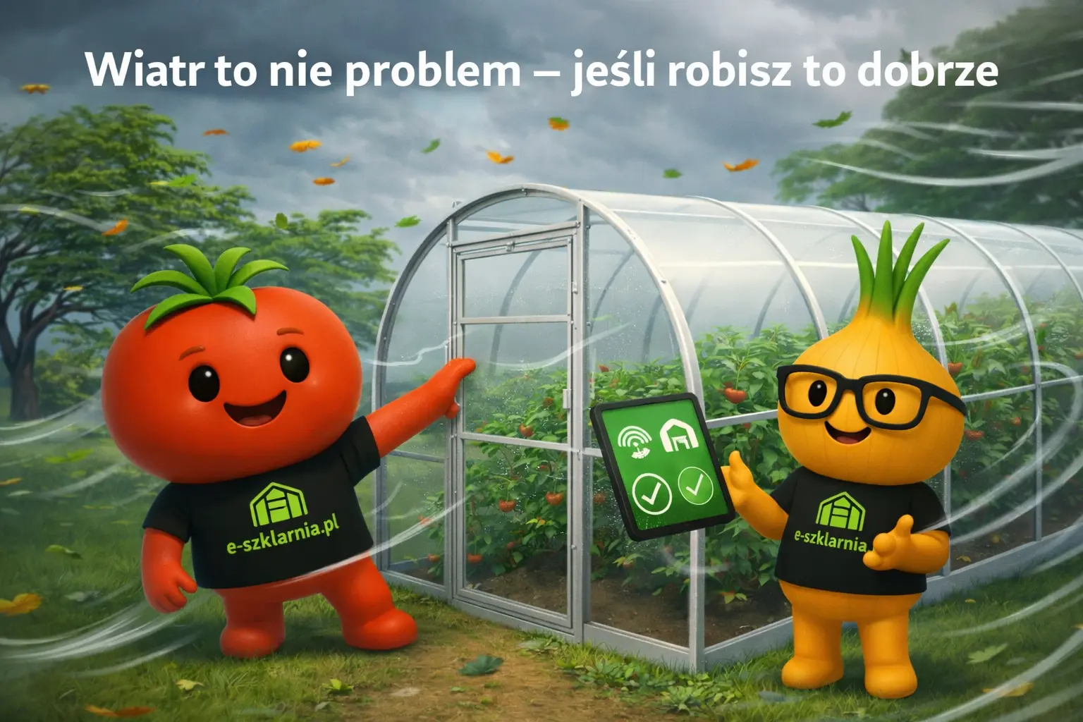 Szklarnia z poliwęglanu odporna na wiatr – jak zabezpieczyć tunel ogrodowy