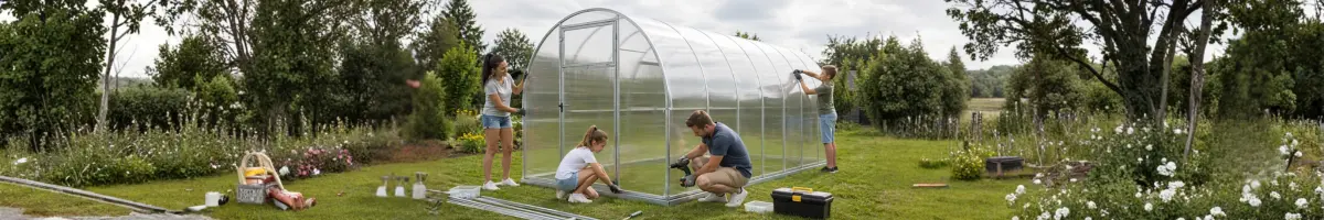 Złóż szklarnię razem z bliskimi