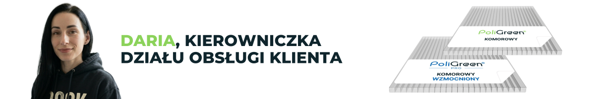Daria z e-szklarnia.pl wyjaśnia, jak dobrać odpowiednią grubość poliwęglanu do szklarni