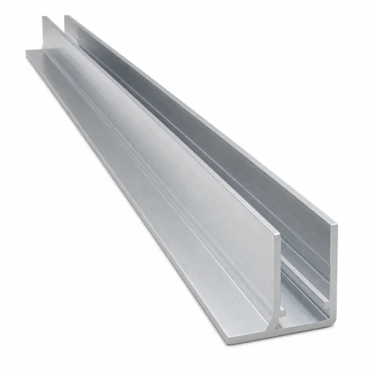 F-Profil aluminiowy zamykający 3500mm do poliwęglanu 10mm