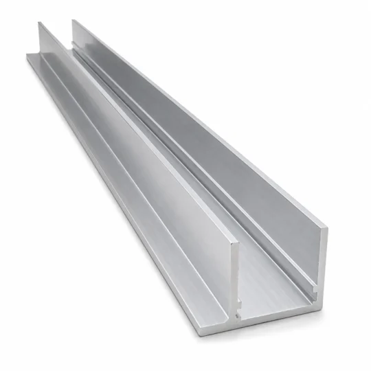 F-Profil aluminiowy zamykający 2100mm do poliwęglanu 16mm