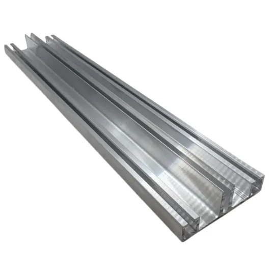 Profil aluminiowy łączący dolny 2000mm do poliwęglanu