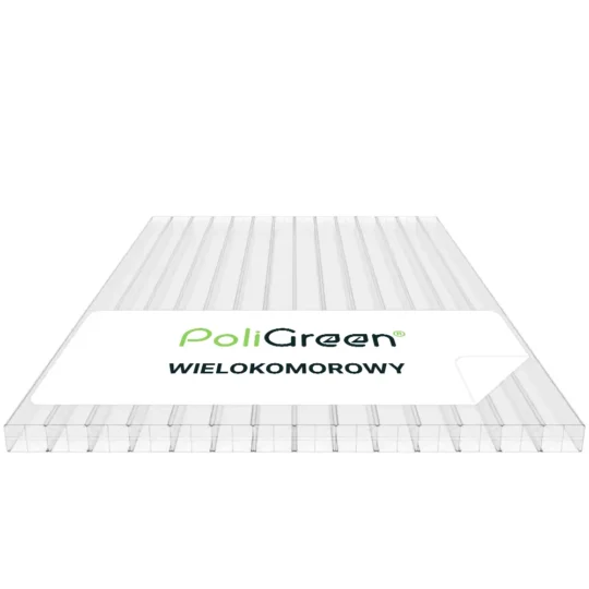 Poliwęglan wielokomorowy 2000x1050 bezbarwny 10 mm 6M