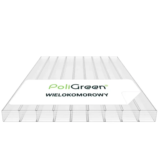 Poliwęglan wielokomorowy 3500x1050 bezbarwny 16 mm 7H