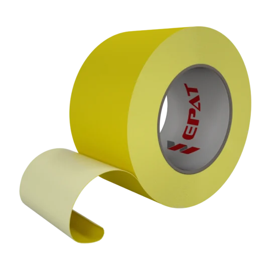 Taśma OSTRZEGAWCZA BHP 50mm/33m żółta