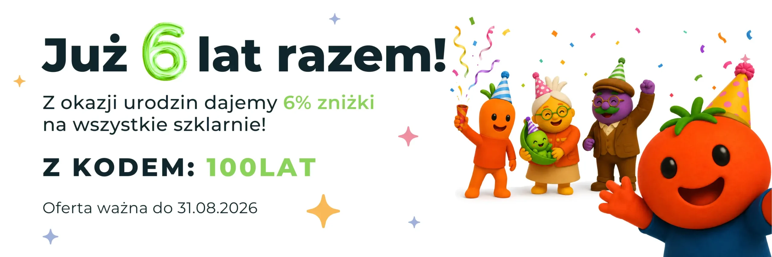 6 lat e-szklarnia